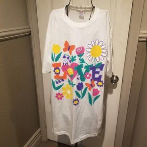 Vintage Miro Light Classics One Size Fits All Long T-Shirt Tee Dress Sleepwear